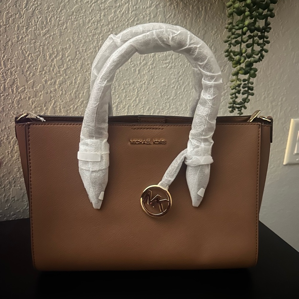 Michael Kors Charlotte Medium Saffiano Leather 2-in-1 Tote Bag